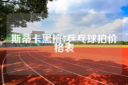 斯蒂卡黑檀7乒乓球拍价格表