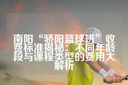 南阳“骄阳篮球班”收费标准揭秘：不同年龄段与课程类型的费用大解析