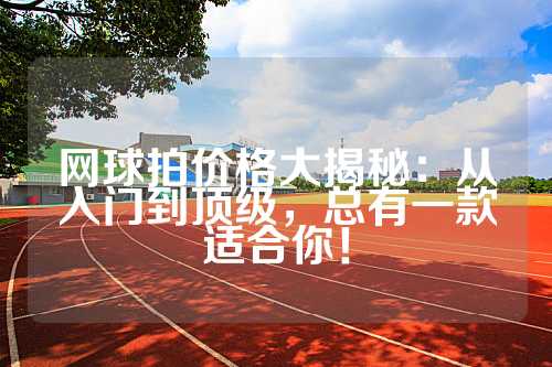 网球拍价格大揭秘：从入门到顶级，总有一款适合你！