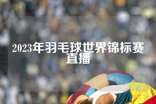 2023年羽毛球世界锦标赛直播