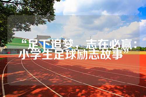 “足下追梦，志在必赢：小学生足球励志故事”