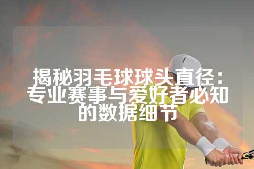 揭秘羽毛球球头直径：专业赛事与爱好者必知的数据细节